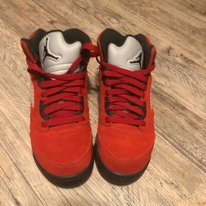 Air Jordan 5 Retro 'Raging Bulls' GS 7Y/ Red